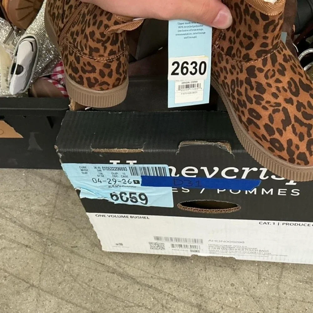 Brand new with tags Cat & Jack kids leopard print ankle boots in‎ size 11.